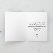 Carte Circle spécial personnalisé Photo Son 30e annivers (Intérieur)