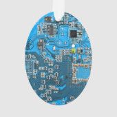 Carte circuit bleu circuit imprimé à circuit impri (dos)