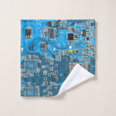 Carte circuit bleu circuit imprimé à circuit impri (Gant de toilette)