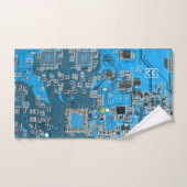 Carte circuit bleu circuit imprimé à circuit impri (Serviette à main)