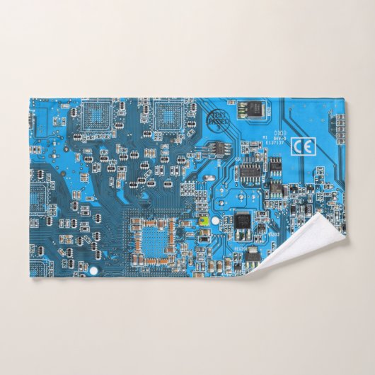 Carte circuit bleu circuit imprimé à circuit impri (Serviette à main)