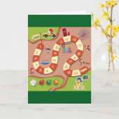Carte Circuit de course coloré pour enfants (Fleur jaune)