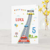 Carte Circuit de course pour enfants de voitures de cour (Fleur jaune)