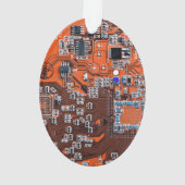 Carte circuit imprimé circuit orange PCB (dos)