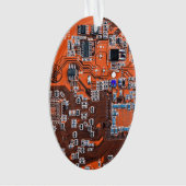 Carte circuit imprimé circuit orange PCB (devant)
