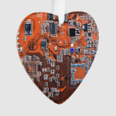 Carte circuit imprimé circuit orange PCB (devant)
