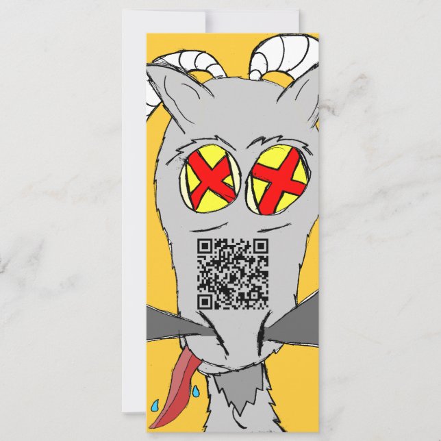 Carte Circulaire de la chèvre de mort (Devant)