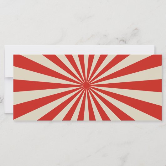 Carte Circus Animaux Carnaval Billets Anniversaire Invit (Dos)