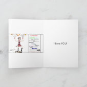 Carte Circus Girl 3 (Intérieur)