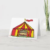 Carte Cirque Big Top Tente (Devant)