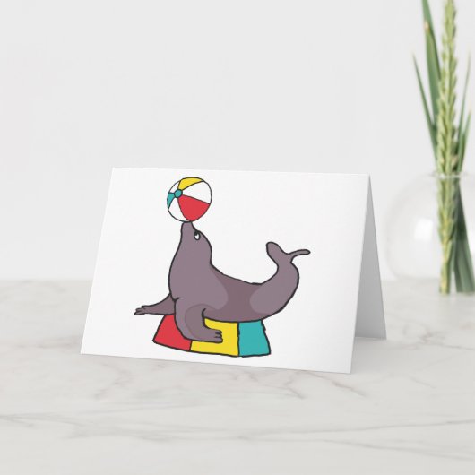 Carte Cirque exécutant le sceau (Devant)