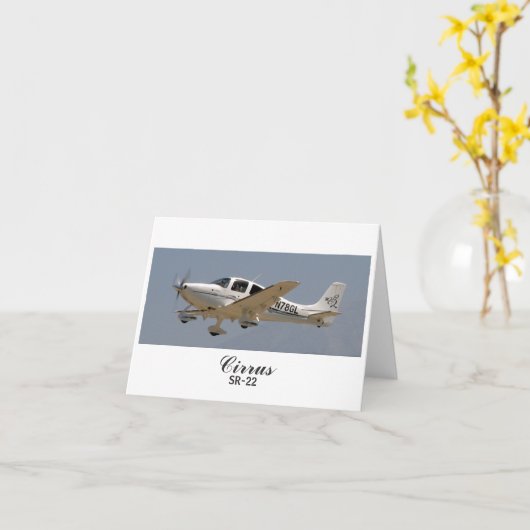 Carte Cirrus SR22 - 2, Cirrus, SR-22 (Fleur jaune)