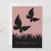 Carte Ciseaux Papillon Certificat Cadeau pour Coiffeur (Devant)