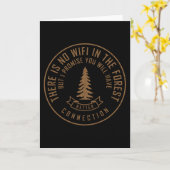 Carte CITAATION RANDONNEE Drôle Randonneurs Voyageur (Fleur jaune)