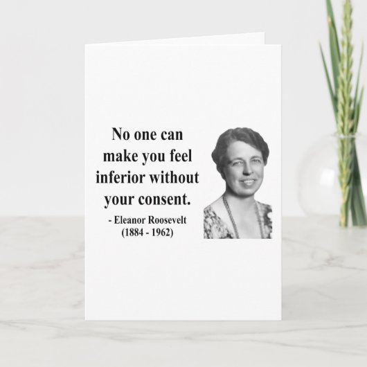 Carte Citation 1b de Eleanor Roosevelt (Devant)