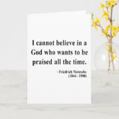 Carte Citation 2a de Nietzsche (Fleur jaune)