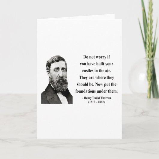 Carte Citation 2b de Thoreau (Devant)