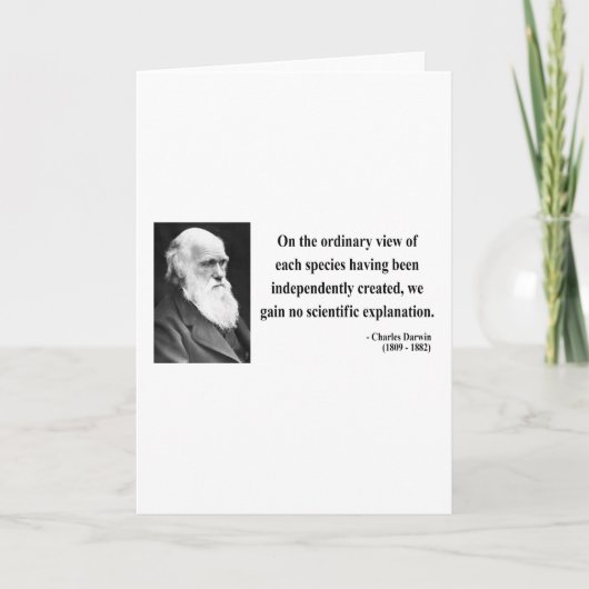 Carte Citation 3b de Charles Darwin (Devant)