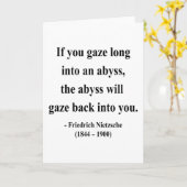 Carte Citation 4a de Nietzsche (Fleur jaune)