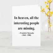 Carte Citation 4a de Nietzsche (Fleur jaune)