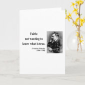 Carte Citation 5b de Nietzsche (Fleur jaune)