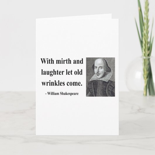 Carte Citation 7b de Shakespeare (Devant)