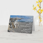 Carte Citation à propos du voyage (Fleur jaune)