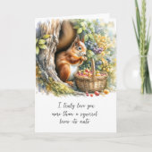 Carte Citation amusante Romantique Aquarelle Saint-Valen (Devant)