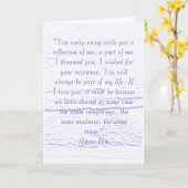 Carte Citation Anais Nin (Fleur jaune)