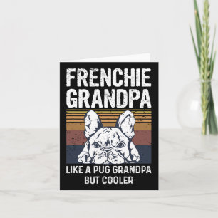 Carte Citation Bulldog Pour Votre Grand-Père Français