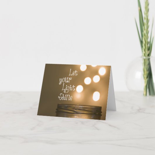 Carte Citation chrétienne inspirée de la Bible (Devant)