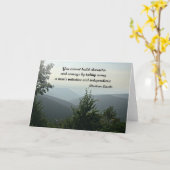 Carte Citation d'Abraham Niccoln : Vous ne pouvez pas co (Fleur jaune)