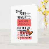 Carte Citation d'amitié amour et acceptation incondition (Fleur jaune)