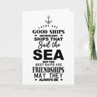 Citation d'amitié bons navires meilleure anniversa