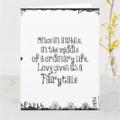 Carte Citation d'amour de conte de fées vintage (Fleur jaune)