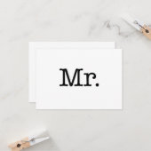 Carte Citation d'anniversaire de mariage de M. Noir et B (Devant/Arrière en situation)