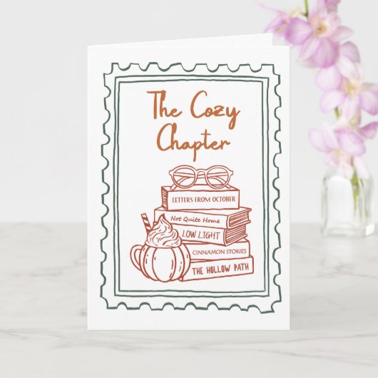 Carte Citation d'automne  (Orchidée)