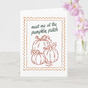 Carte Citation d'automne