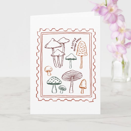 Carte Citation d'automne  (Orchidée)