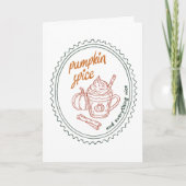 Carte Citation d'automne (Devant)