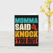 Carte Citation de boîte rétro amusante (Fleur jaune)