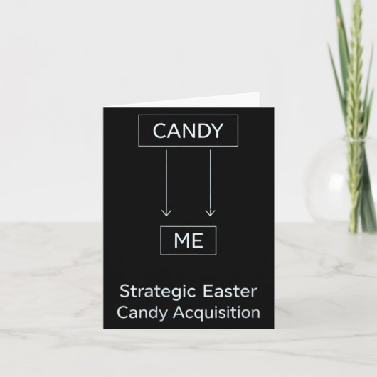 Carte Citation de candy de Pâques drôle pour femmes Sarc (Devant)