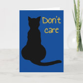 Carte Citation de chat indifférent - Vector illustration (Devant)