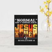 Carte Citation de Christian Normal n'est pas de retour R (Fleur jaune)