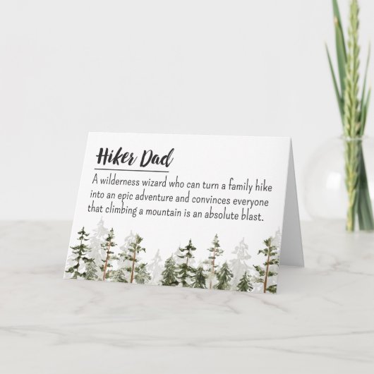 Carte Citation de définition modifiable pour la fête des (Devant)