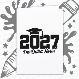 Carte Citation de fin d'études : Parti d'ici Promotion 2