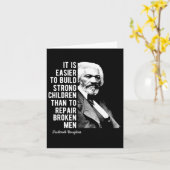 Carte Citation de Frederick Dougl pour le Mois de l'Hist (Fleur jaune)