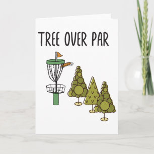 Carte Citation de frisbee drôle - Arbre sur Par. Les arb