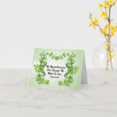 Carte Citation de Gandhi nous devons devenir le (Fleur jaune)