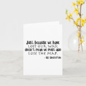 Carte Citation de Gk Chesterton, Philosophie catholique (Fleur jaune)